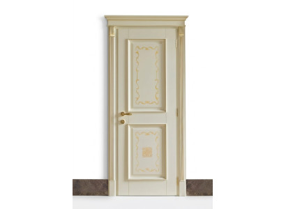 Interior doors Baroque Rococo custom-made with frame classic solid wood doors Italy