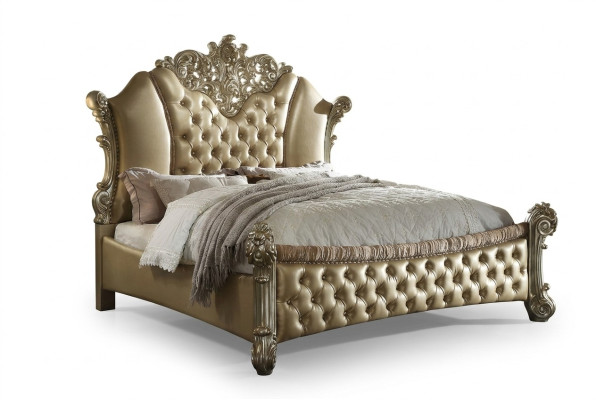 Classic bed double bed 2x nightstands wood beds new 3-piece set