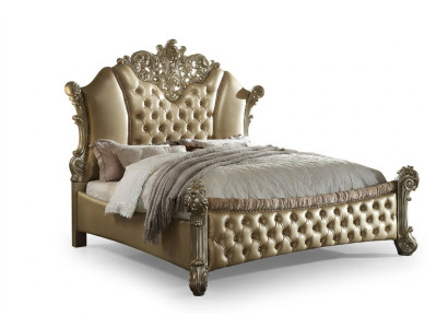 Classic bed double bed 2x nightstands wood beds new 3-piece set