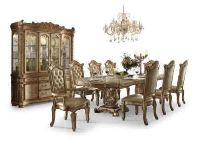Royal dining table wood tables Rococo Baroque dining room antique style