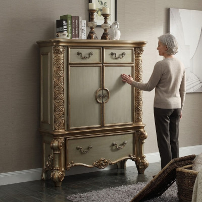 Buffet chest of drawers cabinets cupboard baroque rococo sideboard console gold wood new