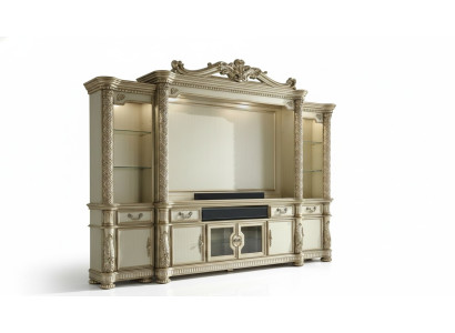 Living room wall unit TV wall unit Extension wall Living room furniture Classic wall units Cabinet Shelf