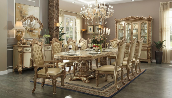 Golden Chesterfield Chair Designer Dining Room Furniture Luxurious Single Seater