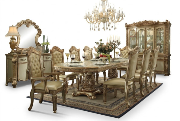 Golden Chesterfield Chair Designer Dining Room Furniture Luxurious Single Seater