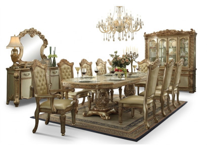 Golden Chesterfield Chair Designer Dining Room Furniture Luxurious Single Seater