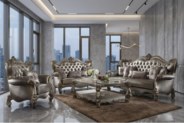 Luxury Furniture Sofa Set Couch Sofa Upholstery 3+2+1 Seater Coffee Table New