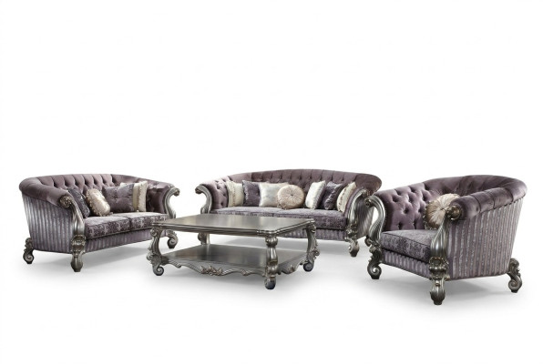 Living room set classic couch set sectional 5-piece set.