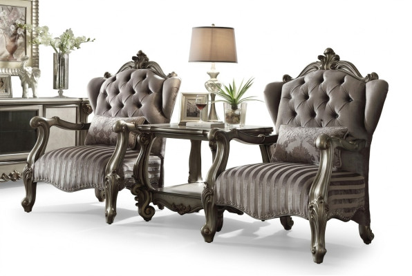 Noble Designer Classic Coffee Table Side Table Wood Baroque