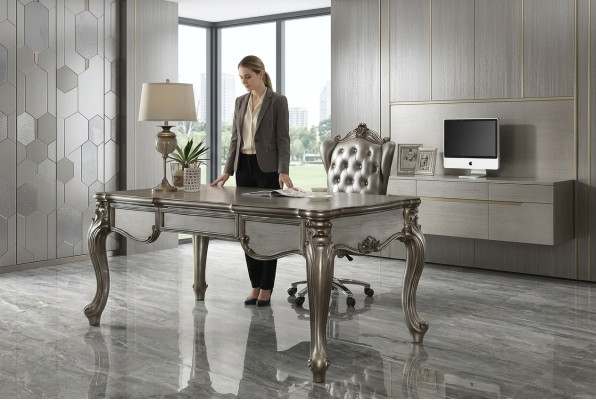 Desk table desks baroque rococo wood new tables office furniture