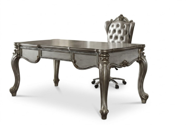 Office Desk Armchair Table Wooden Table Chair 2-piece Desks Baroque