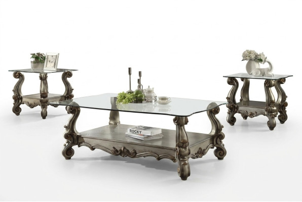 Noble designer coffee table side table sofa decoration living room table baroque