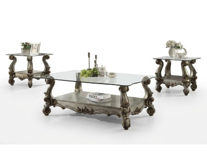 Noble designer coffee table side table sofa decoration living room table baroque