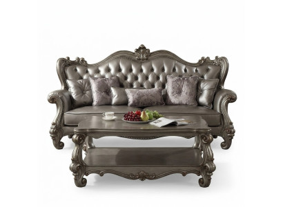 Chesterfield Sofa 3-Seater Couch Upholstered Leather Sofas Living Room Three-Seater