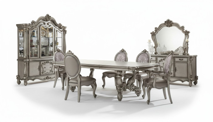 Dining room set ensemble table 8x chair dresser mirror baroque new 11-piece.