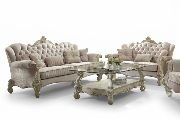 Chesterfield Sofa Set 3+2+1 Seat Set Design Sofa Upholstered Couches Couch