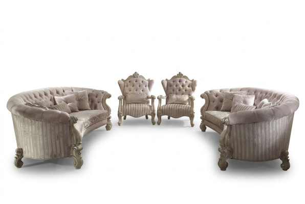 Sofa Suite Couch Upholstery Classic 4+4 Seater Set Chesterfield Sofas Upholstery