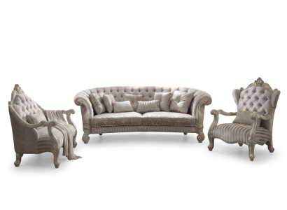 Big Sofa Couch Upholstery Set 4+1 Seater Textile Sofas Couches Chesterfield new