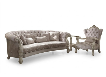 Classic living room set 3-piece. Sofa set 4+1+ side table coffee table new