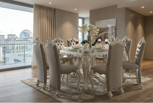 Royal dining set rectangular dining table with x8 chairs Baroque Rococo furniture