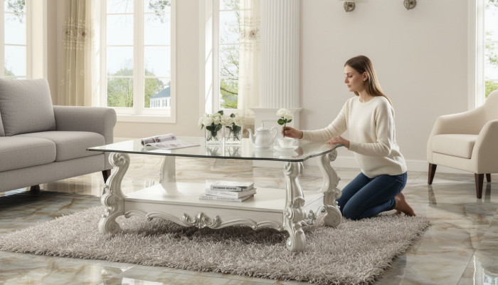 Noble design coffee table side table sofa decoration living room table baroque