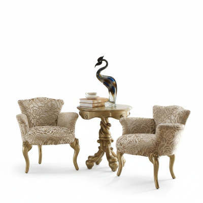 Round side table wooden table coffee table sofa living room design