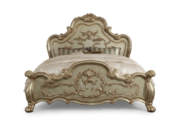 Bed Design Double Bed Luxury Classic Baroque Rococo Chesterfield New
