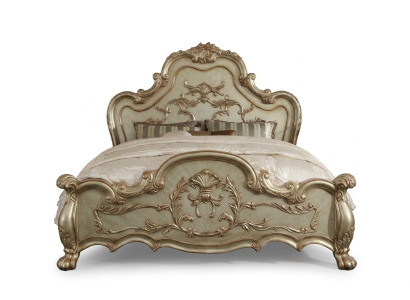 Bed Design Double Bed Luxury Classic Baroque Rococo Chesterfield New