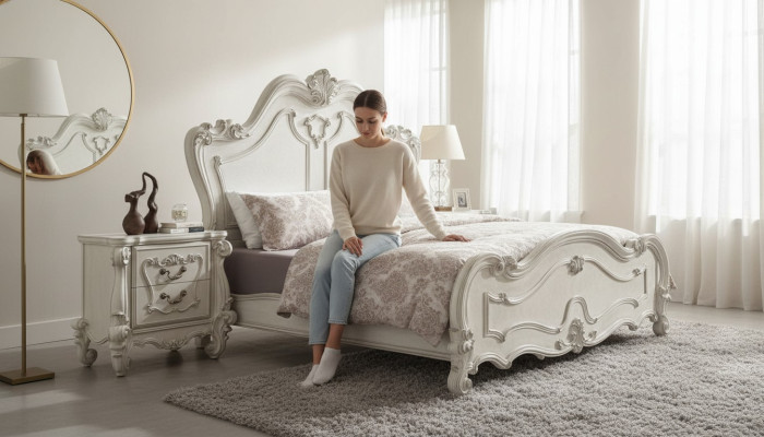 Bed Design Double Bed Beds Luxury Classic Baroque Chesterfield