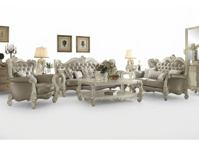 Luxury Furniture Sofa Set Sofa Couch Upholstery 3+2+1 Seater with Coffee Table