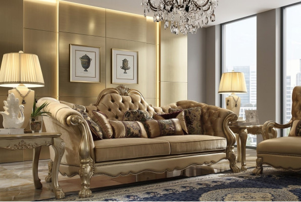 Classic 3-seater couch sofa upholstered sofas couches decor baroque
