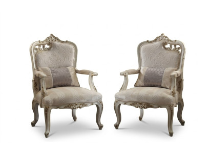 Designer Club Lounge Chair Relax Hotel Chair Set Armchair