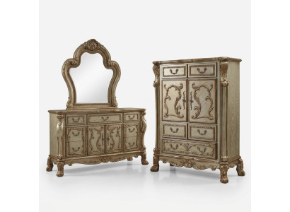 Classic Baroque Antique Style Dresser Sideboard Real Wood Buffet New