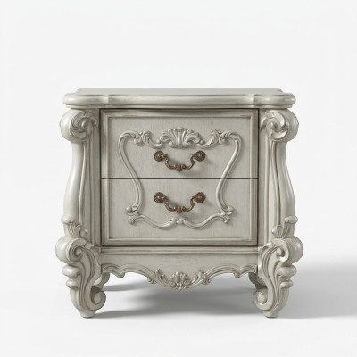Design bedside table side table console tables furniture wood baroque rococo new