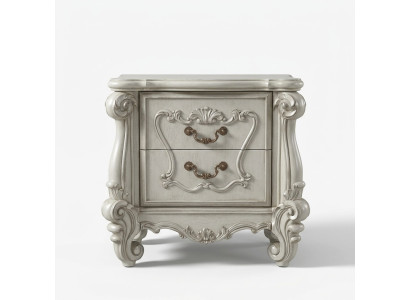 Design bedside table side table console tables furniture wood baroque rococo new