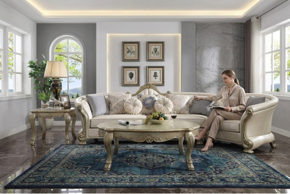 Classic table coffee table side table sofa design living room baroque