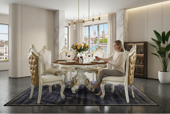 Design wood table round dining table round dining tables luxury class
