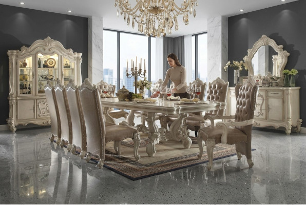 High-Class Furniture Dining Table XXL Villa Tables 305cm XXL Wood Baroque