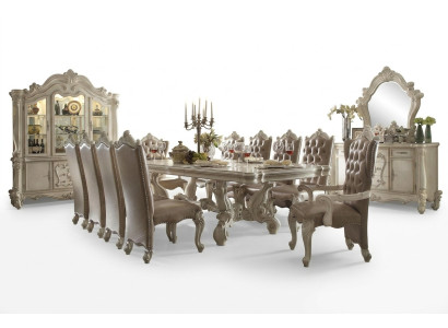 High-Class Furniture Dining Table XXL Villa Tables 305cm XXL Wood Baroque