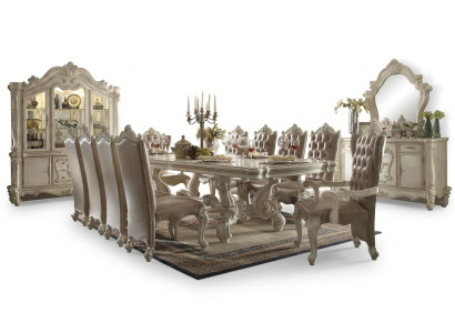 Royal dining table + 6x chairs dining room complete set 7-piece.