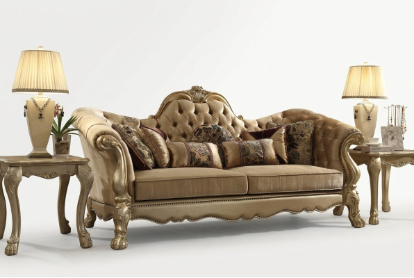 Two-seater design sofa 2-seater seating couch upholstery set fabric sofas