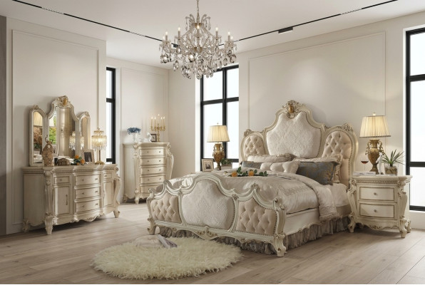 Bed Luxury Upholstered Design Double Beds Matrimonial Hotel Sleep Room Textile