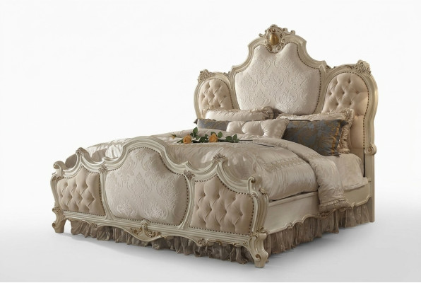 Bed Luxury Upholstered Design Double Beds Matrimonial Hotel Sleep Room Textile