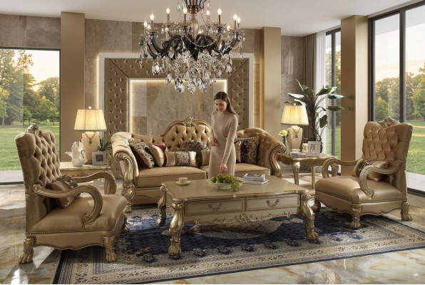 Luxury furniture sofa set couch sofa upholstery 3+1+1 seater with coffee table