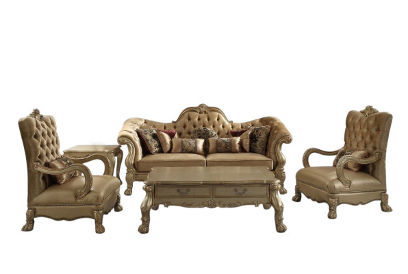Luxury furniture sofa set couch sofa upholstery 3+1+1 seater with coffee table