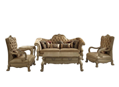 Luxury furniture sofa set couch sofa upholstery 3+1+1 seater with coffee table