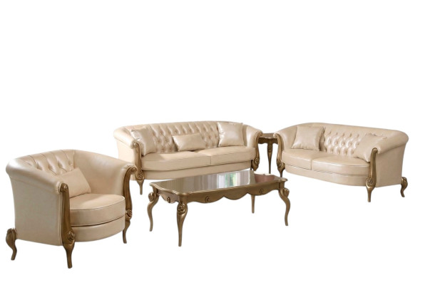 Luxury furniture sofa set couch sofa upholstery 3+2+1 seater with coffee table couches