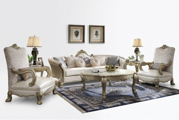 Luxury Furniture Sofa Set Couch Sofa Upholstery 4+1+1 Seater with Coffee Table