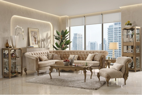 Sectional L-shaped sofa couch design couches upholstery fabric sofa set wood sofas