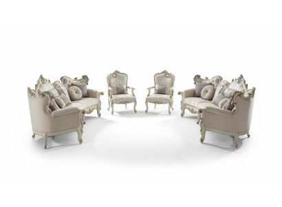 4-piece sofa set design couches upholstered couch baroque rococo