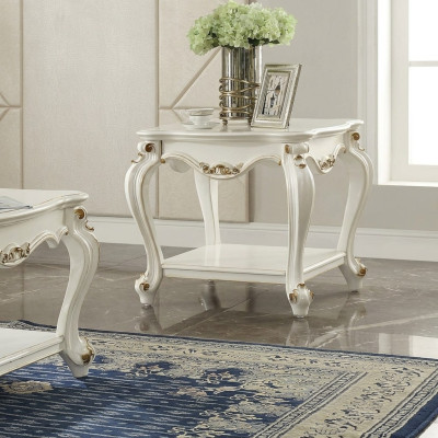 Carved coffee table side table living room wooden tables